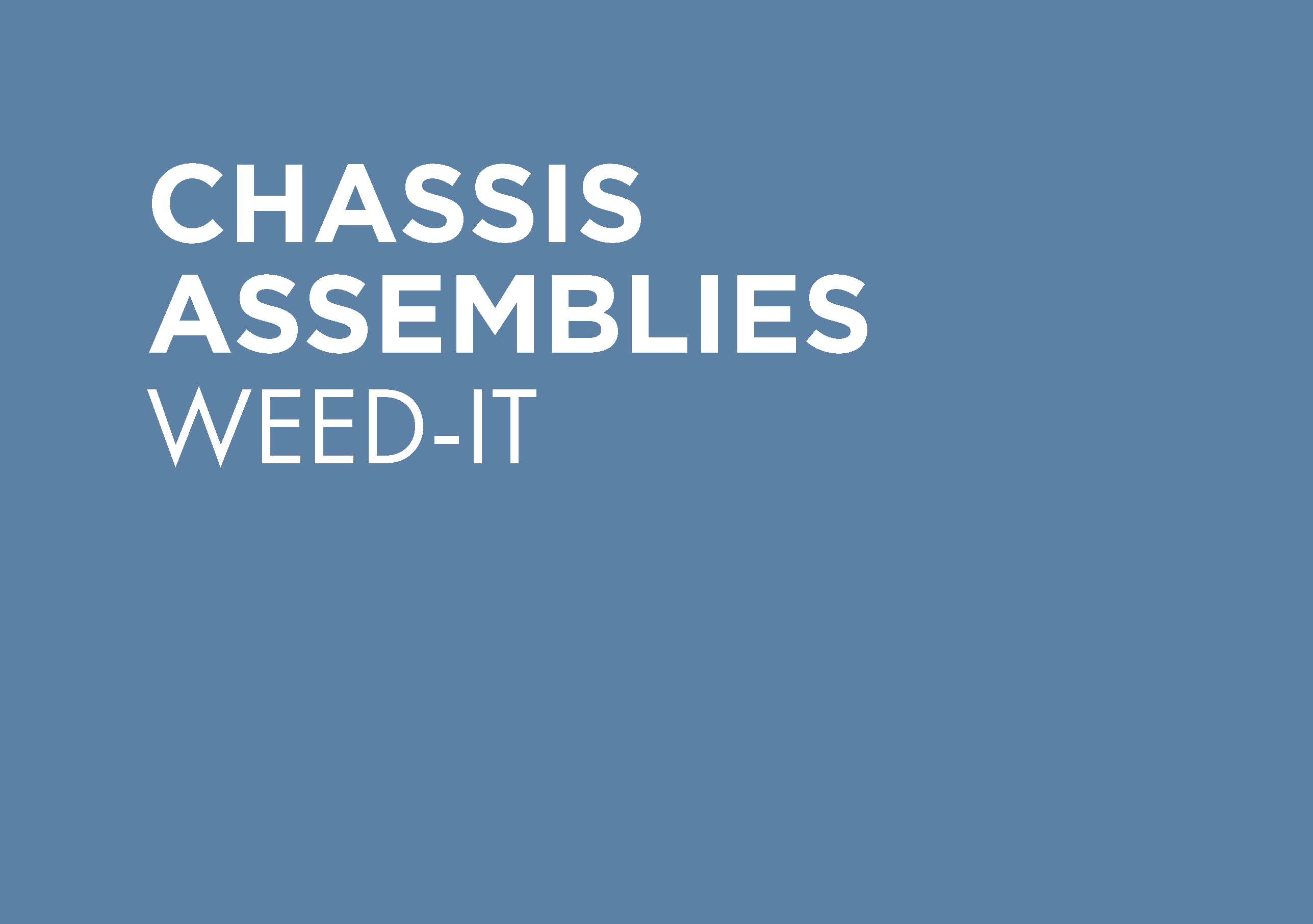 WEEDIT 4000 CHASSIS ILLUSTRATION