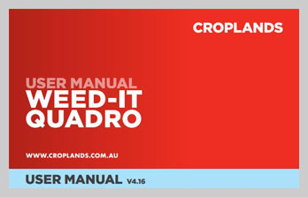WEED-IT QUADRO USER MANUAL V4.16