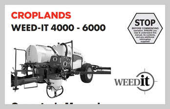 WEED-IT 4000 – 6000 MANUAL