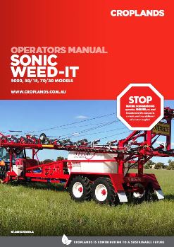 SONIC WEEDIT OPERATORS MANUAL