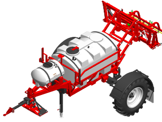 KBA-0001A – CHASSIS ASSEMBLY WITH AXLE STD CLEARANCE ROBOT READY PINTO