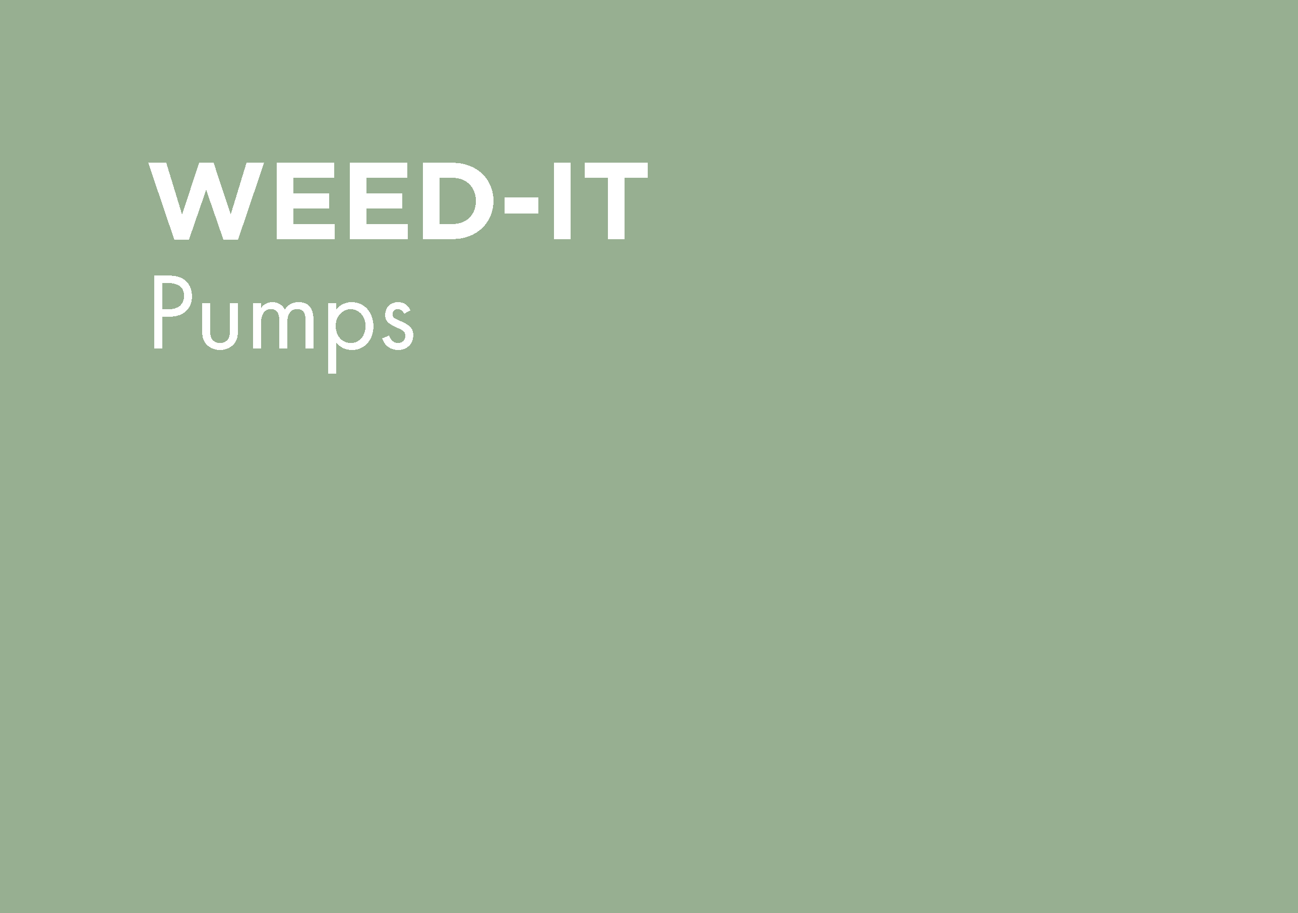 WEEDIT 7000 2” CENTRIFUGAL PUMPS(PDF)